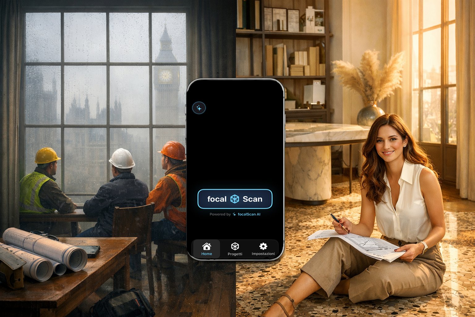 focalScan connecting contractors and designers across cities with shared room data